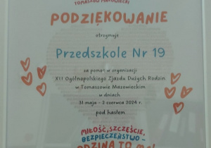 podziękowania