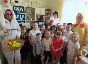 Z kurką i zajączkiem